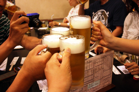 マルイファミリー志木で乾杯