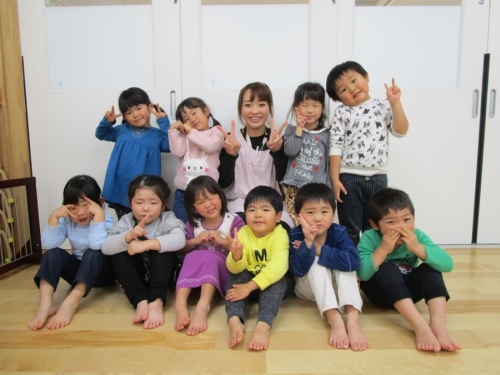 埼玉県川越市川越南やまだ保育園の園児