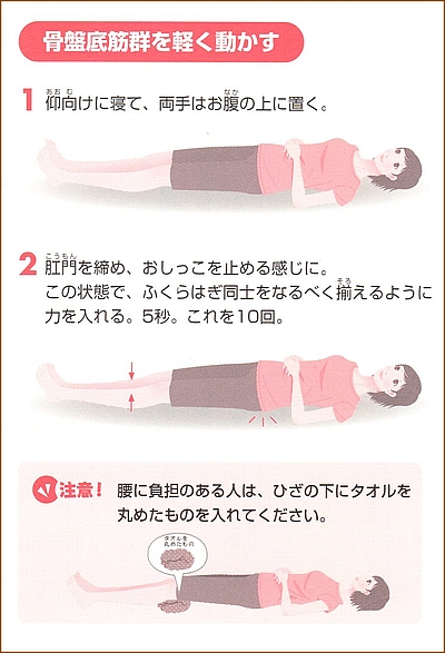 骨盤底筋群の運動1