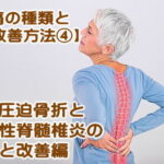 骨粗鬆症による脊椎圧迫骨折と強直性脊髄椎炎の症状と改善