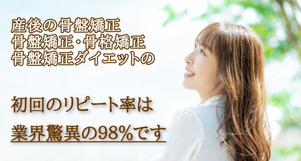 リピート率は98％です