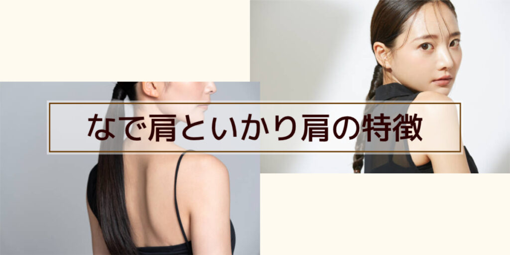 なで肩とお借り型の違い