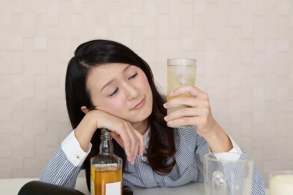 アルコールを飲んだ分だけ脂肪になりやすい