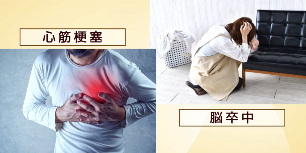 心筋梗塞や脳卒中