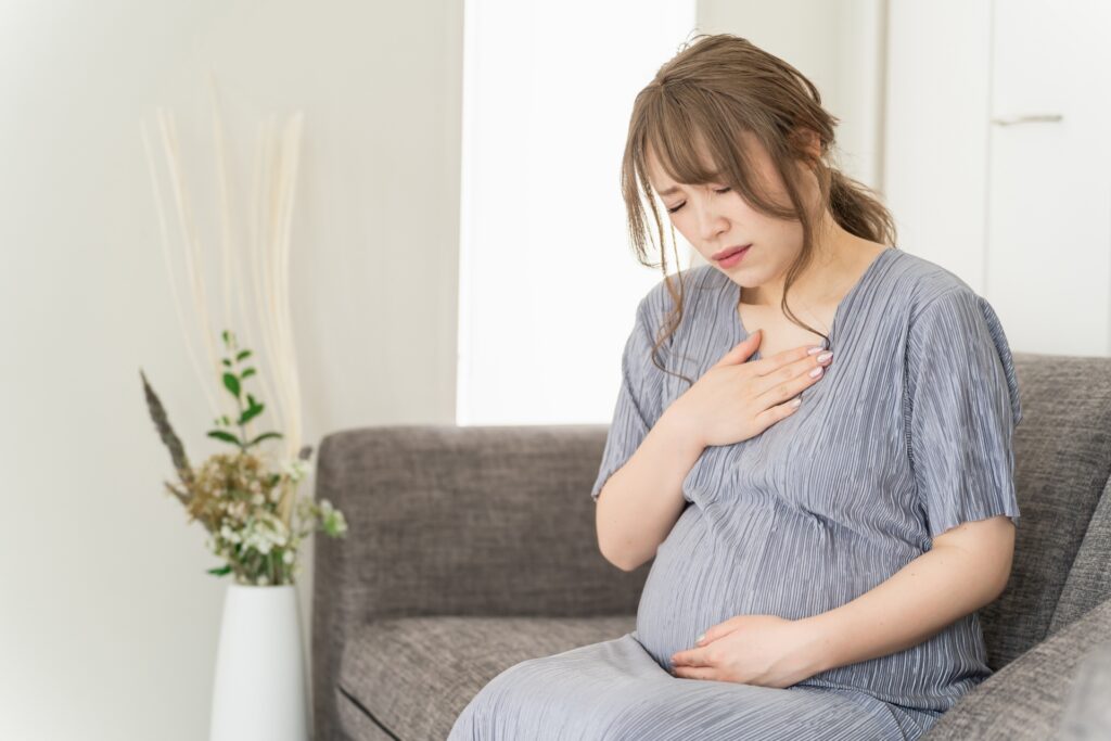 妊娠中の胃もたれ