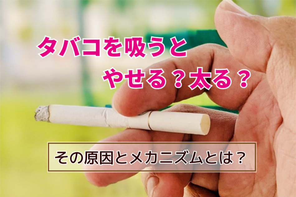 タバコを吸うとやせる？太る？その原因とメカニズム