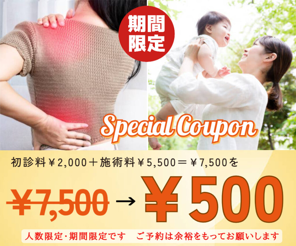 期間限定スペシャルクーポン¥7500が¥500