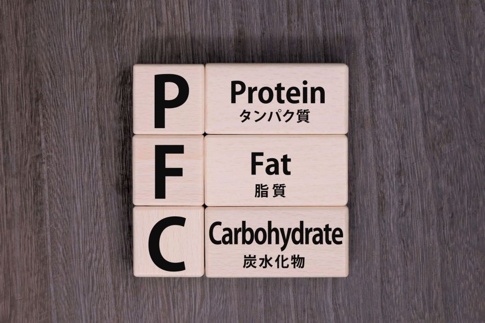 タンパク質、脂質、炭水化物