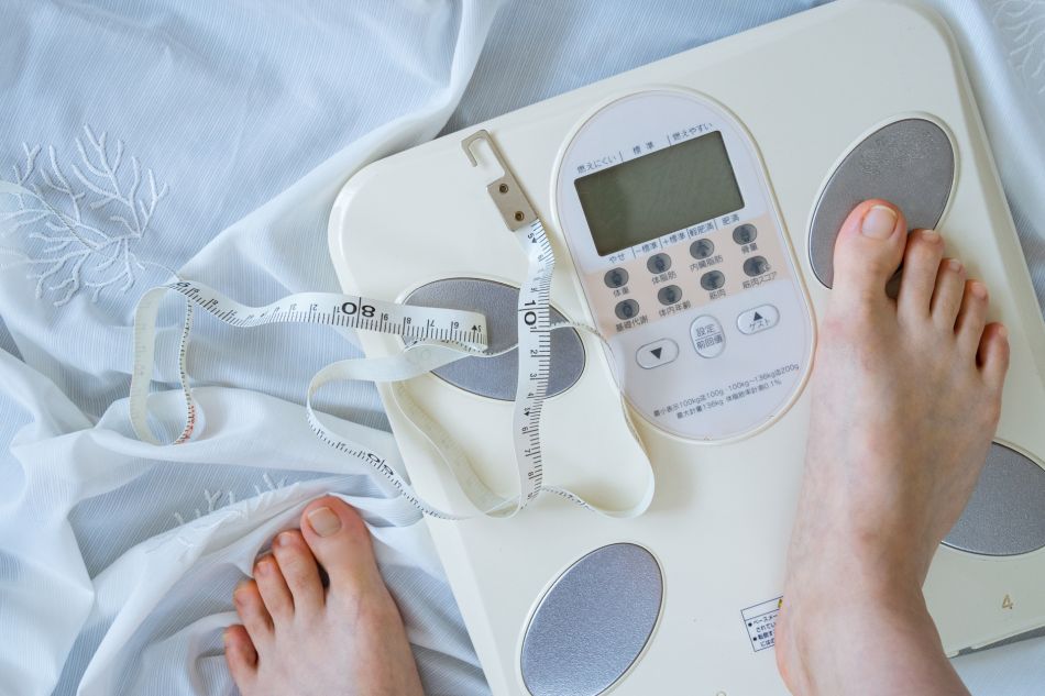 ダイエットで体重計
