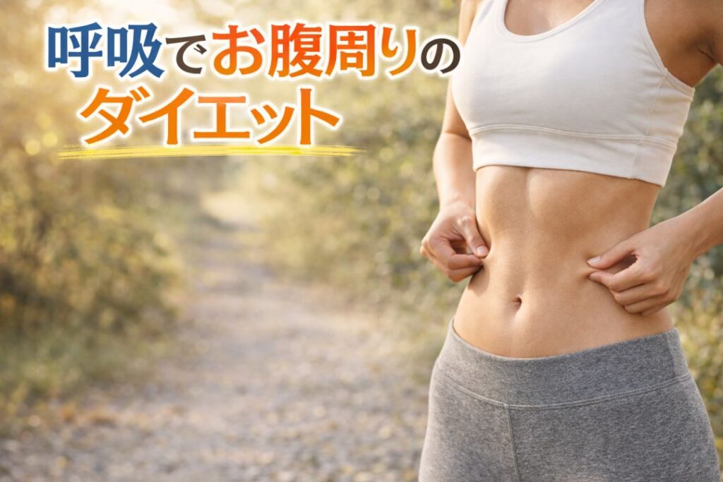 呼吸でお腹周りのダイエット