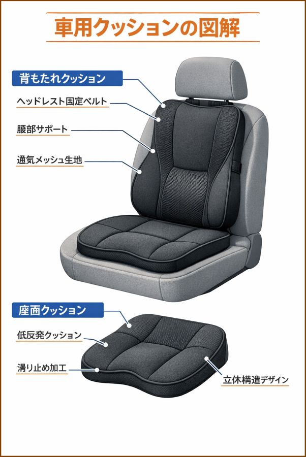 クッション・サポートを使う