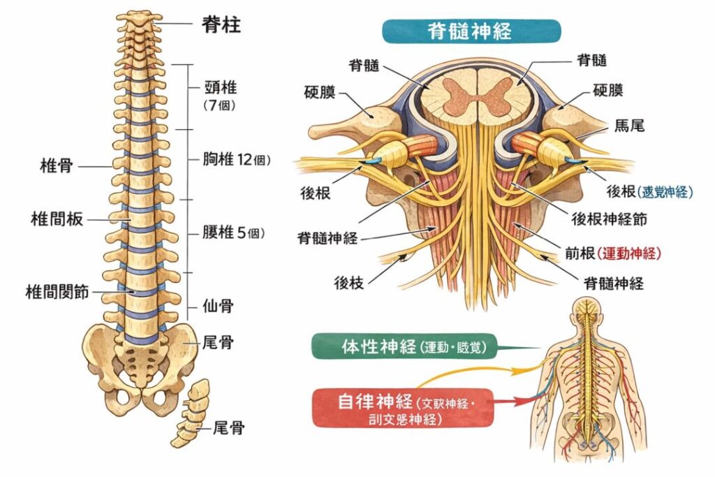 脊椎と神経の関係