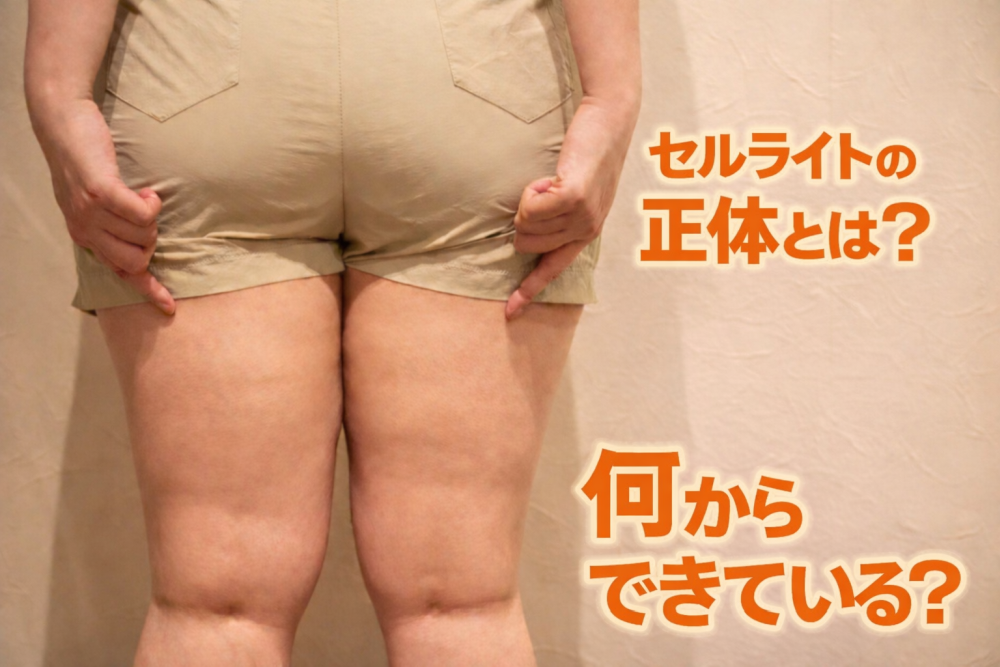 セルライトの正体とは?何からできている?