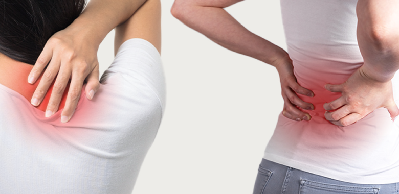 猫背で肩こりや腰痛