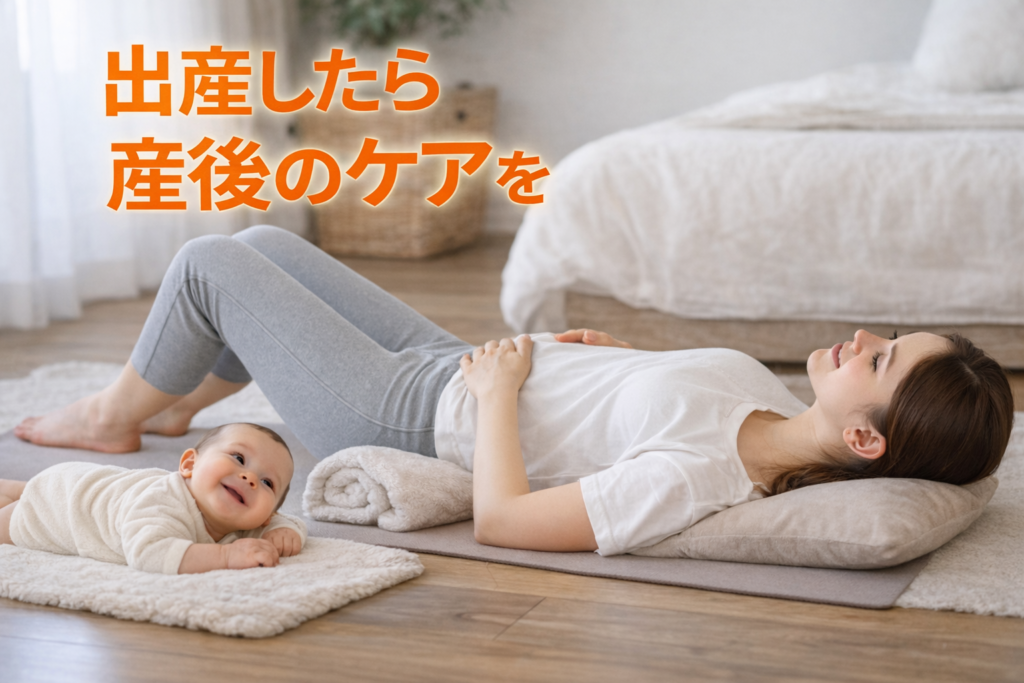 出産したら産後のケアを