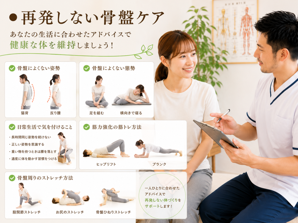 再発しない骨盤ケア