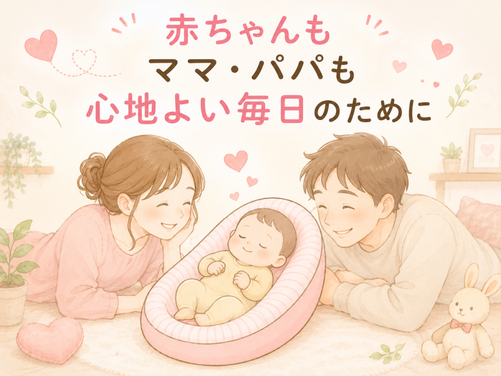 赤ちゃんもママ・パパも心地よい毎日のために