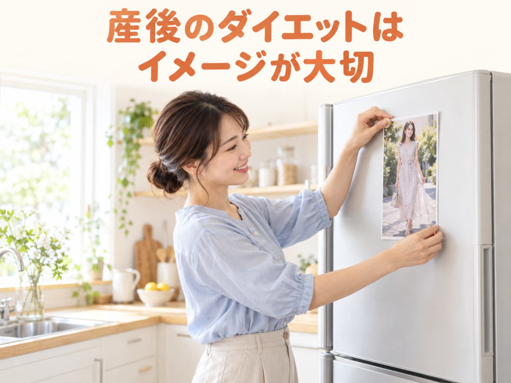 産後のダイエットはイメージが大切